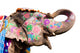 hand painted colorful elephant profile, Jaipur, Rajasthan,India Wall Decal
