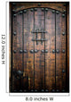 Ancient wooden door Wall Mural