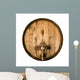 Old wooden barrel Wall Decal