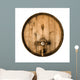 Old wooden barrel Wall Decal