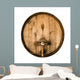 Old wooden barrel Wall Decal