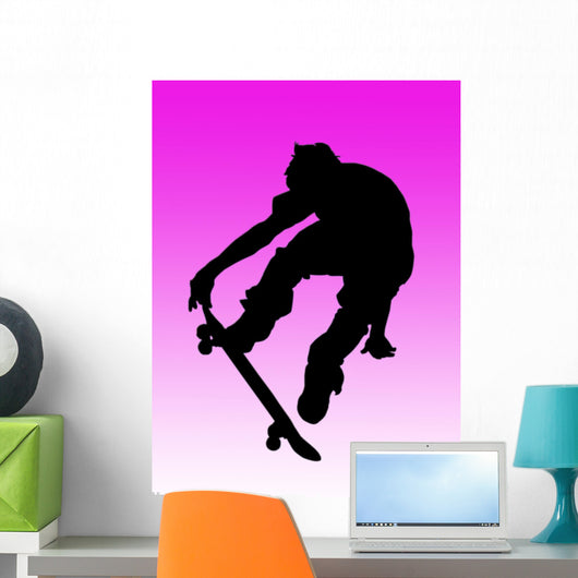 The Skateboard Rider Wall Mural