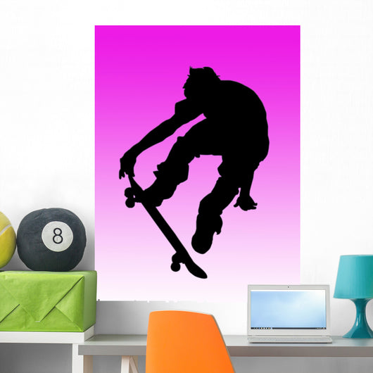 The Skateboard Rider Wall Mural