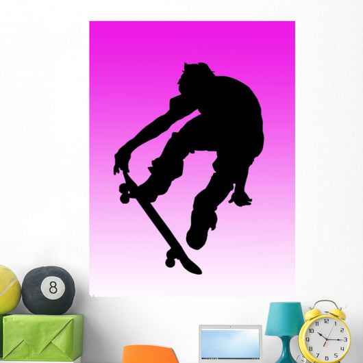 The Skateboard Rider Wall Mural