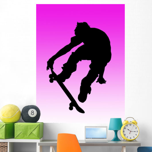 The Skateboard Rider Wall Mural
