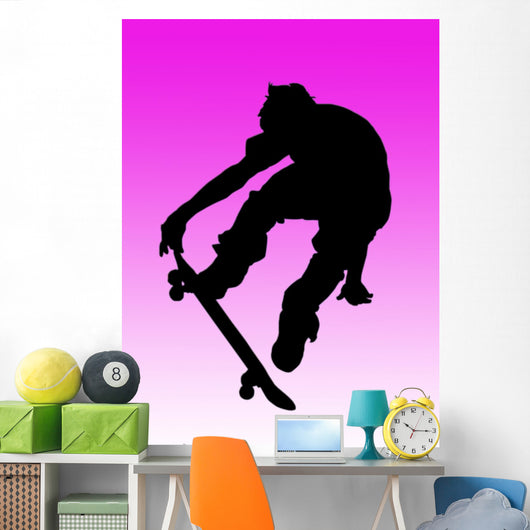 The Skateboard Rider Wall Mural