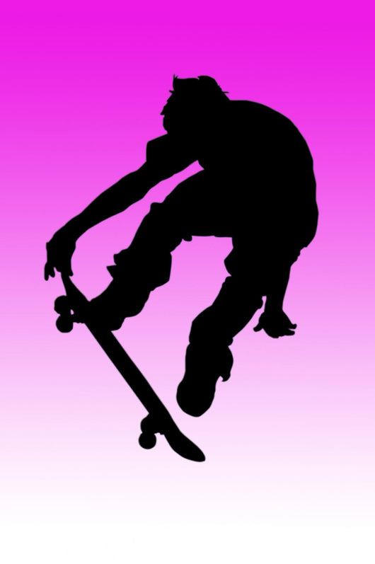The Skateboard Rider Wall Mural