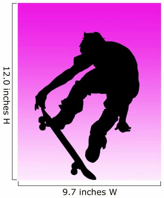 The Skateboard Rider Wall Mural