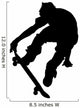 The Skateboard Rider Wall Decal
