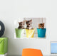 Funny kittens Wall Mural