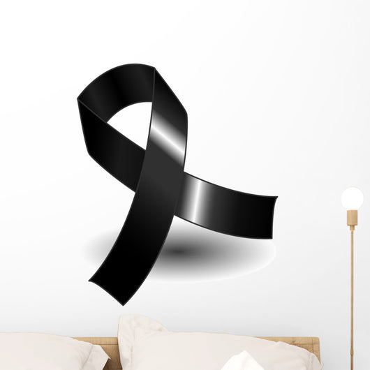 Black Awareness Ribbon and