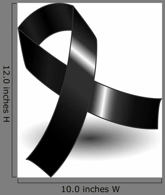 Black Awareness Ribbon and