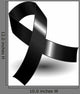 Black Awareness Ribbon and