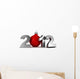 3D 2012 Happy New Wall Decal