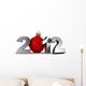 3D 2012 Happy New Wall Decal