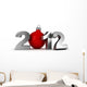 3D 2012 Happy New Wall Decal
