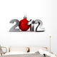 3D 2012 Happy New Wall Decal