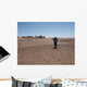 Man Walking in a Desert Wall Decal