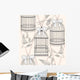 Seamless Pattern with Birdcages Wall Decal