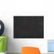 Wattled Black Fabrick Texture Wall Decal