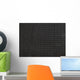 Wattled Black Fabrick Texture Wall Decal