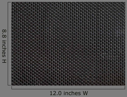 Wattled Black Fabrick Texture Wall Decal