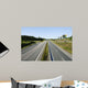 Empty Highway Panoramic Scene