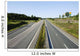 Empty Highway Panoramic Scene