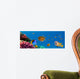 Underwater Panorama With Turtle Wall Mural