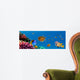 Underwater Panorama With Turtle Wall Mural