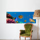 Underwater Panorama With Turtle Wall Mural
