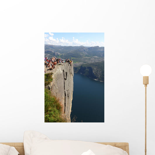 Preikestolen Rock Cliff Fjord