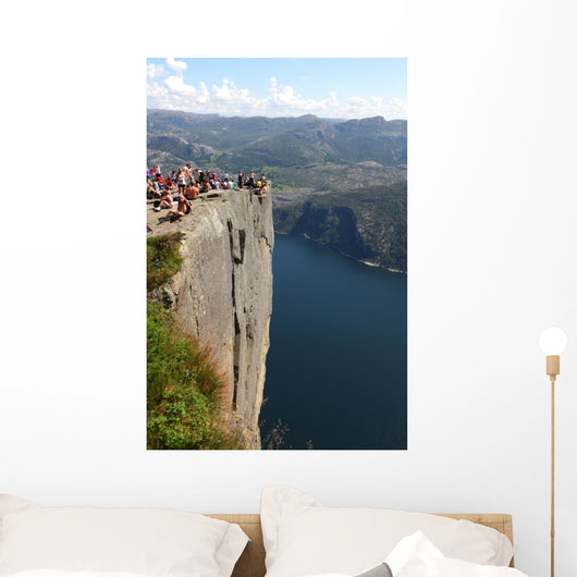 Preikestolen Rock Cliff Fjord