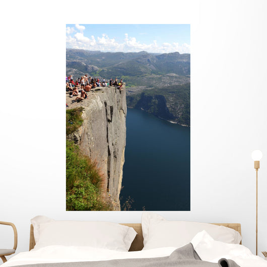 Preikestolen Rock Cliff Fjord