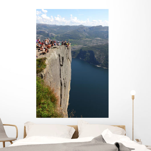 Preikestolen Rock Cliff Fjord