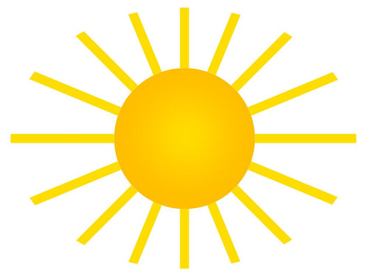 Sun Wall Decal