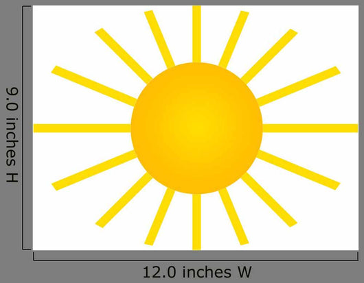 Sun Wall Decal