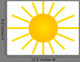 Sun Wall Decal