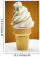 vanilla ice cream Wall Mural