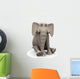 Elephante Cartoon Sit Pose