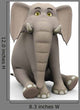 Elephante Cartoon Sit Pose