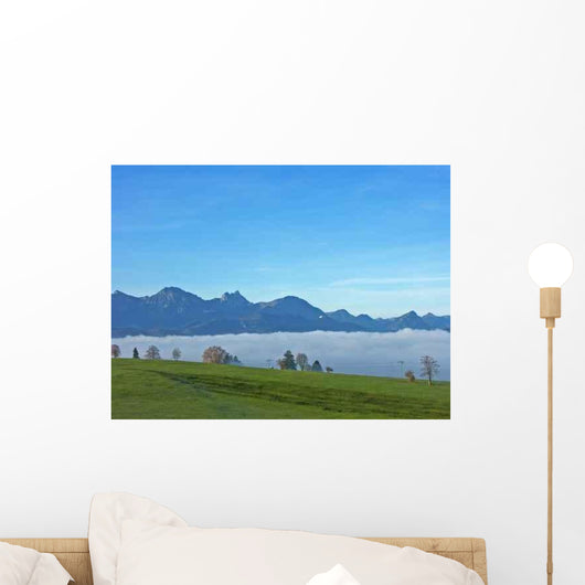 Nebelstimung im Allgau Wall Decal