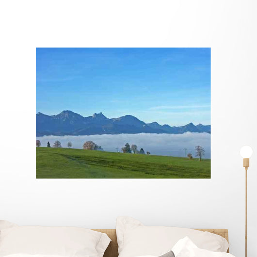 Nebelstimung im Allgau Wall Decal