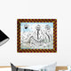 indigenous Women illustration Wall Mural