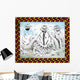 indigenous Women illustration Wall Mural