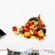 Harvest or Thanksgiving Cornucopia Wall Decal