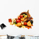 Harvest or Thanksgiving Cornucopia Wall Decal