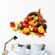 Harvest or Thanksgiving Cornucopia Wall Decal