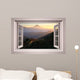 Mountain Wallmonkeys Window Wall Decal