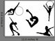 Gymnastics Wall Stickers